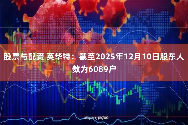 股票与配资 英华特：截至2025年12月10日股东人数为6089户