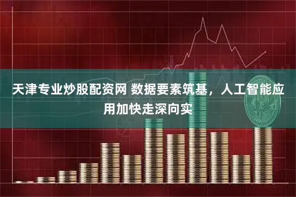 天津专业炒股配资网 数据要素筑基，人工智能应用加快走深向实